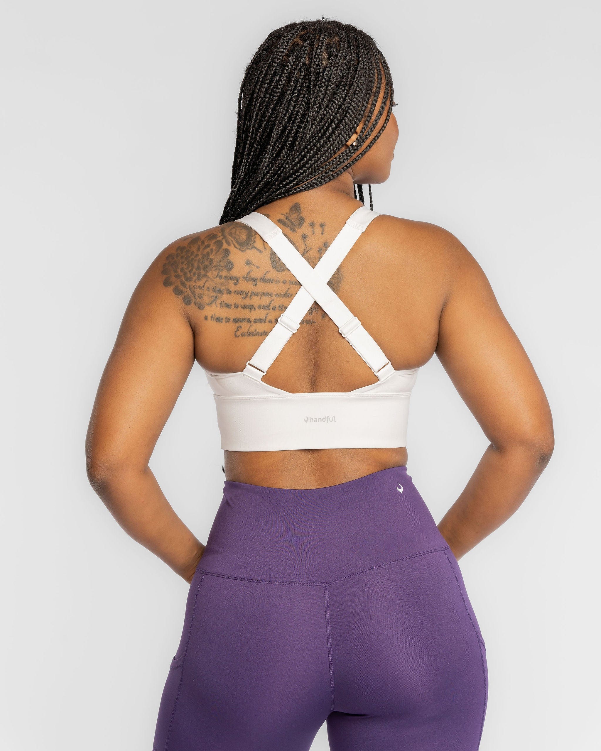 Gametime Bra – No Headlights White-1